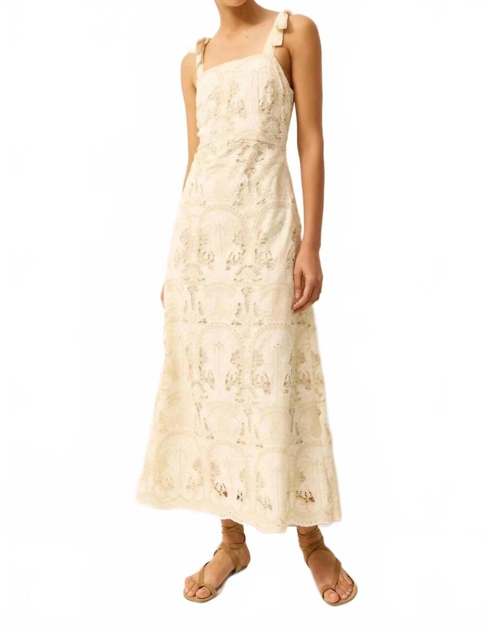NEW MARIE OLIVER lulu midi dress in shore